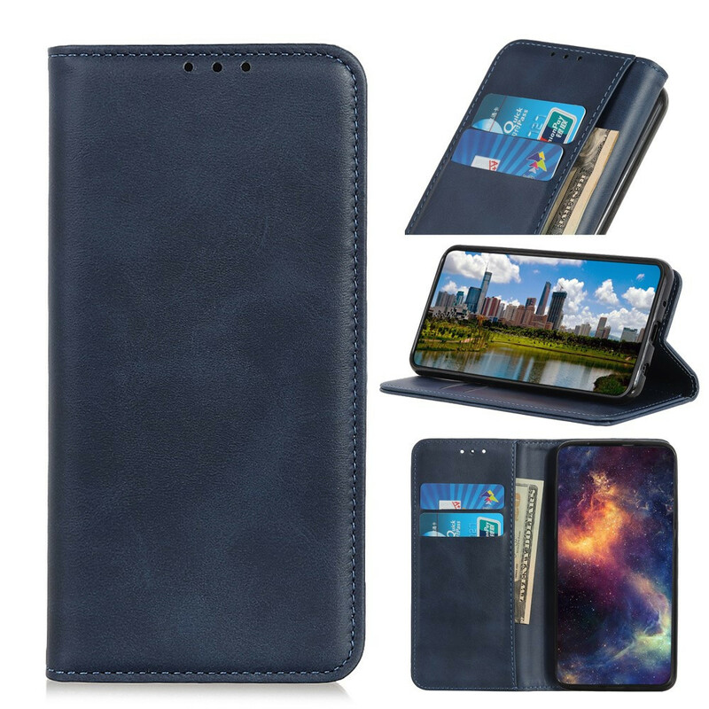 Flip Cover Xiaomi Redmi Note 8 Pro Cuir Fendu Élégance