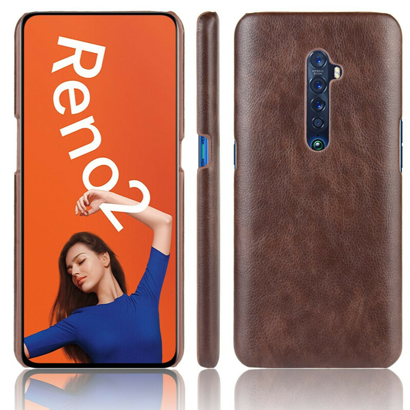 Coque Oppo Reno 2 Effet Cuir Litchi Coque Oppo Reno 2 Effet Cuir Litchi