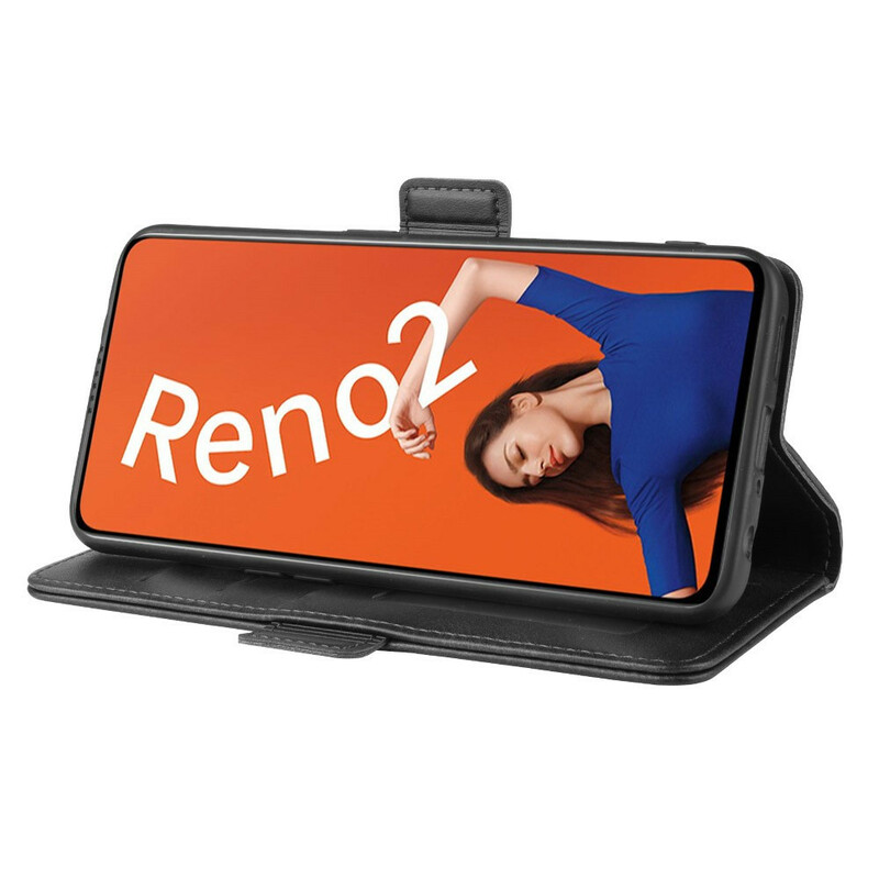 Housse Oppo Reno 2 Rabat Double Housse Oppo Reno 2 Rabat Double