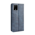 Flip Cover Google Pixel 4 XL Effet Cuir Vintage Stylisé Flip Cover Google Pixel 4 XL Effet Cuir Vintage Stylisé