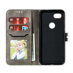 Housse Google Pixel 3A Simili Cuir Chaton