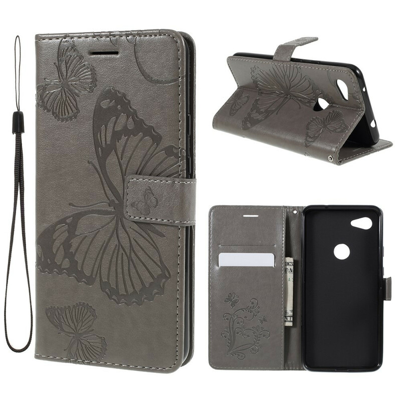 Housse Google Pixel 3A Papillons Géants à Lanière Housse Google Pixel 3A Papillons Géants à Lanière