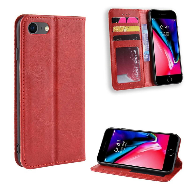 Flip Cover iPhone 8 / 7 Simili Cuir Classique Flip Cover iPhone 8 / 7 Simili Cuir Classique