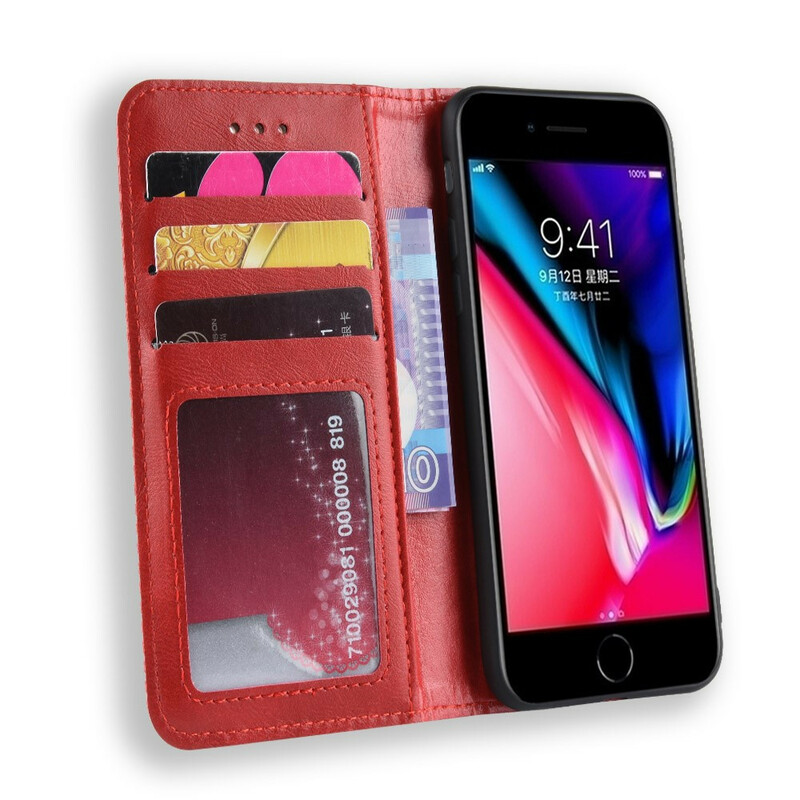 Flip Cover iPhone 8 / 7 Simili Cuir Classique Flip Cover iPhone 8 / 7 Simili Cuir Classique