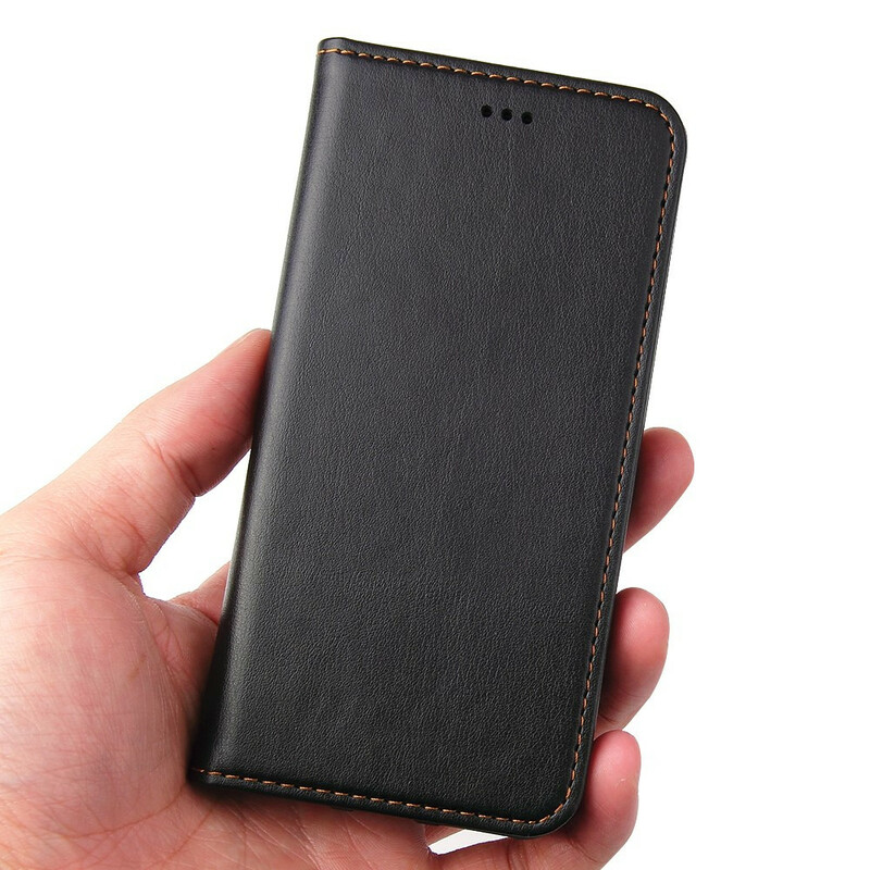 Flip Cover iPhone 8 / 7 Style Cuir Coutures Flip Cover iPhone 8 / 7 Style Cuir Coutures