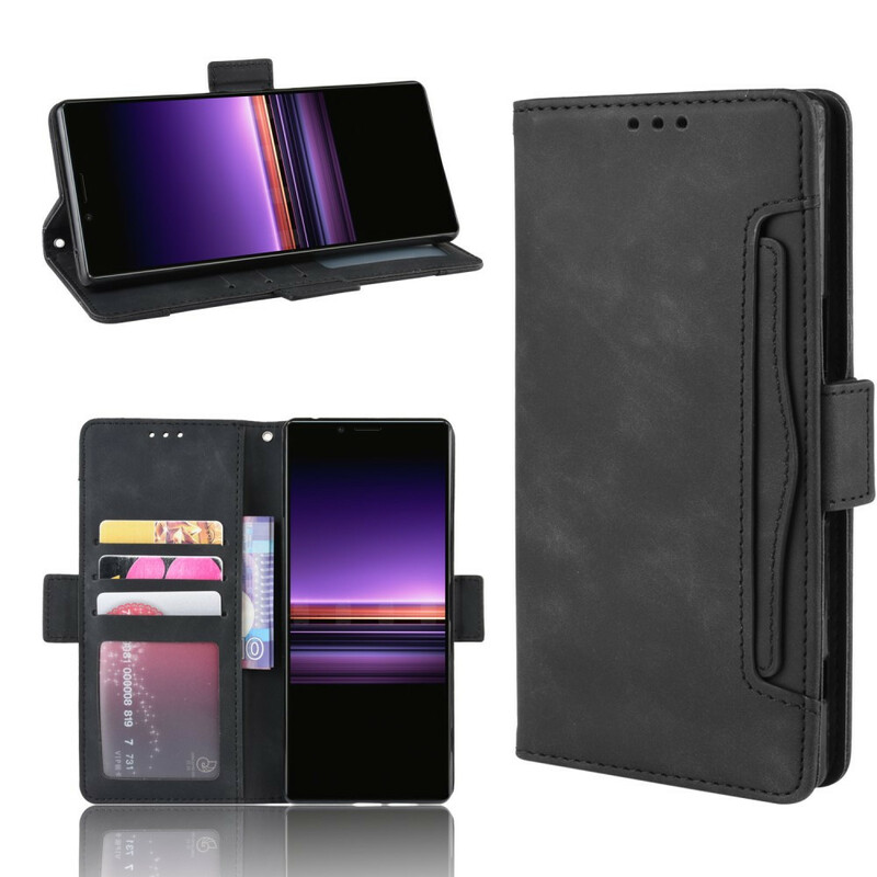 Housse Sony Xperia 1 Classe Première Multi-Cartes Housse Sony Xperia 1 Classe Première Multi-Cartes