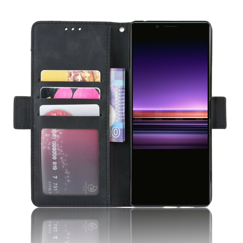 Housse Sony Xperia 1 Classe Première Multi-Cartes Housse Sony Xperia 1 Classe Première Multi-Cartes