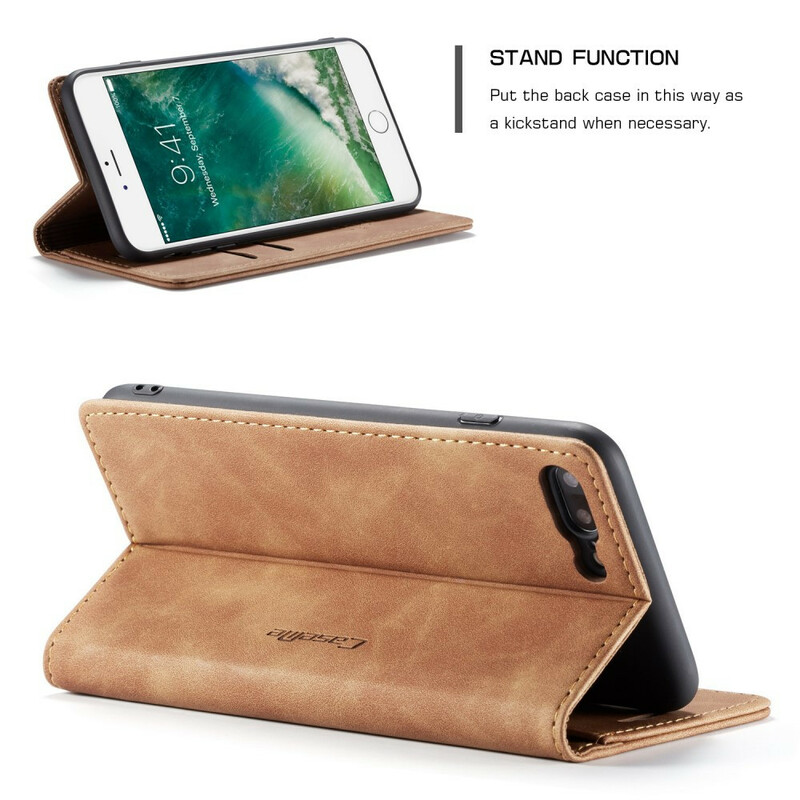 Flip Cover iPhone 8 Plus / 7 Plus CASEME Simili Cuir