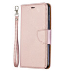 Housse iPhone 8 Plus / 7 Plus Effet Cuir Litchi Coloré à Lanière Housse iPhone 8 Plus / 7 Plus Effet Cuir Litchi Coloré à Lanière