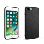 Coque iPhone 8 Plus / 7 Plus Véritable Cuir Litchi