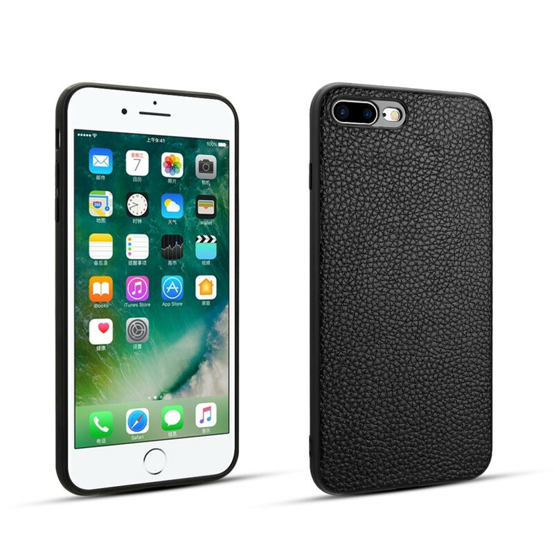 Coque iPhone 8 Plus / 7 Plus Véritable Cuir Litchi Coque iPhone 8 Plus / 7 Plus Véritable Cuir Litchi