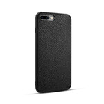 Coque iPhone 8 Plus / 7 Plus Véritable Cuir Litchi