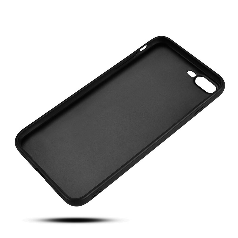 Coque iPhone 8 Plus / 7 Plus Véritable Cuir Litchi