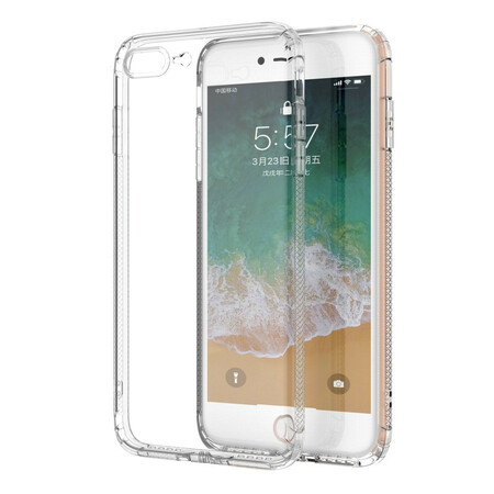 Coque iPhone 8 Plus / 7 Plus Transparente LEEU Coussins Protecteur