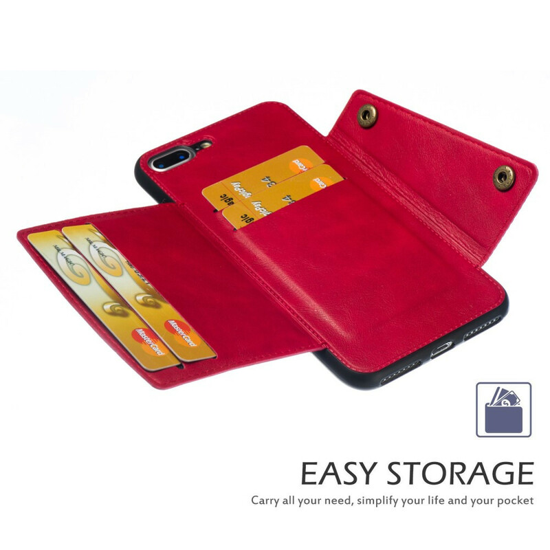 Coque iPhone 8 Plus / 7 Plus Portefeuille à Snap