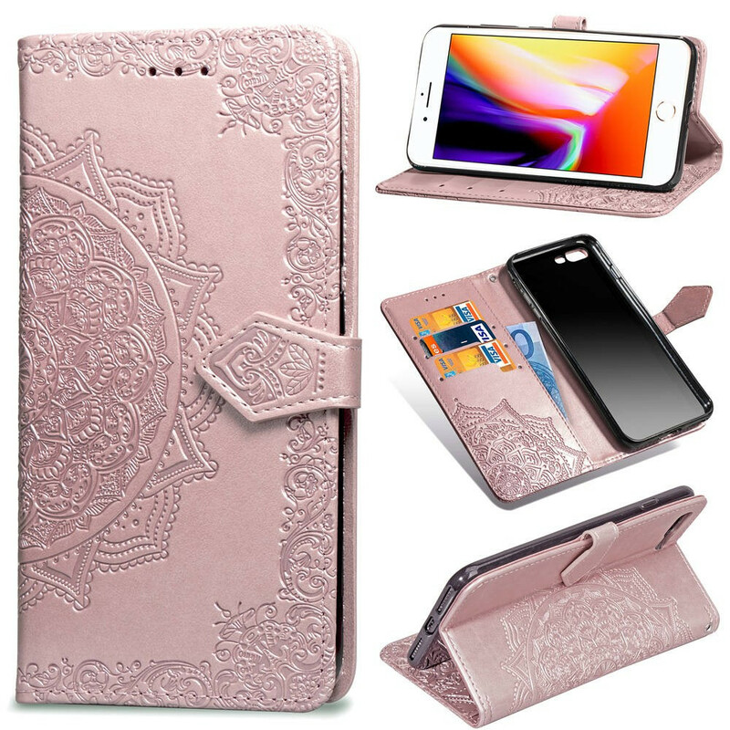 Housse iPhone 8 Plus / 7 Plus Mandala Moyen Age