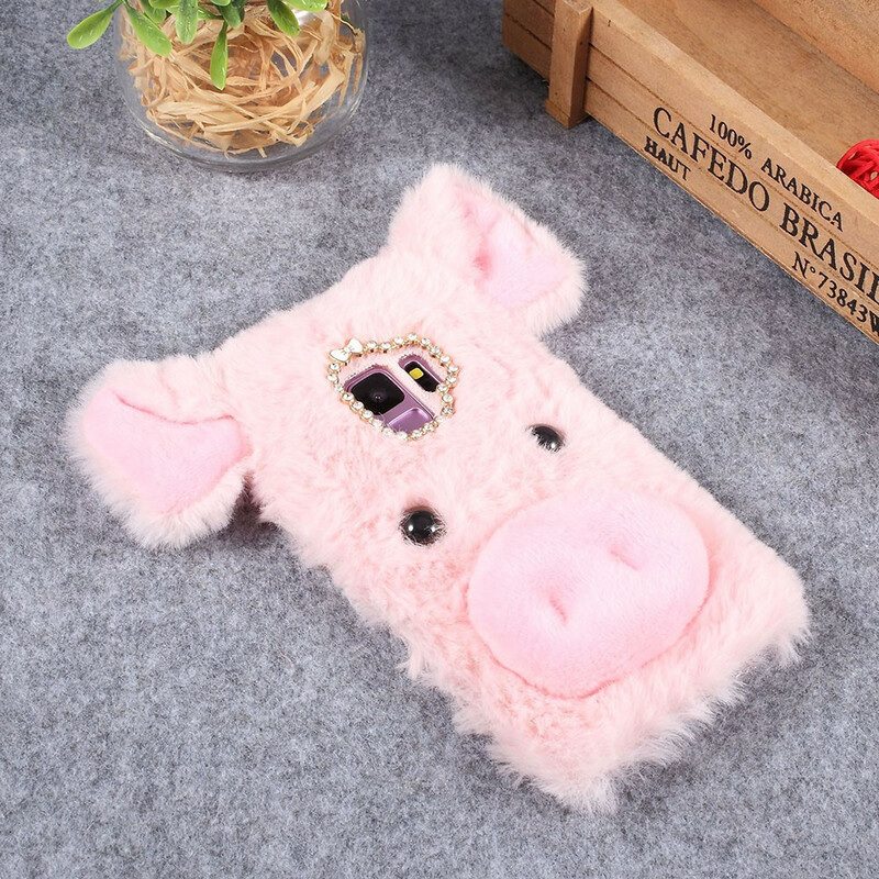 Coque Samsung Galaxy S9 Fourrure Cochon Fun