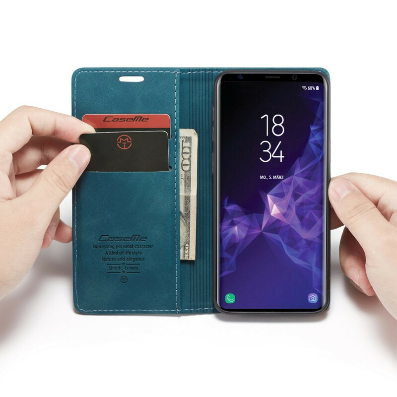 Flip Cover Samsung Galaxy S9 CASEME Simili Cuir Flip Cover Samsung Galaxy S9 CASEME Simili Cuir