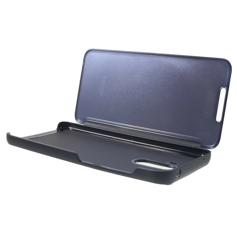 Flip Cover Xiaomi Pocophone F1 Miroir et Effet Cuir Flip Cover Xiaomi Pocophone F1 Miroir et Effet Cuir