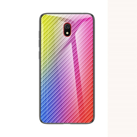 Coque Xiaomi Redmi 8A Verre Trempé Fibre Carbone