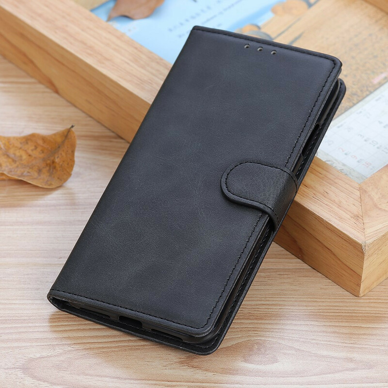 Housse Xiaomi Redmi Note 8T Effet Cuir Matte Rétro