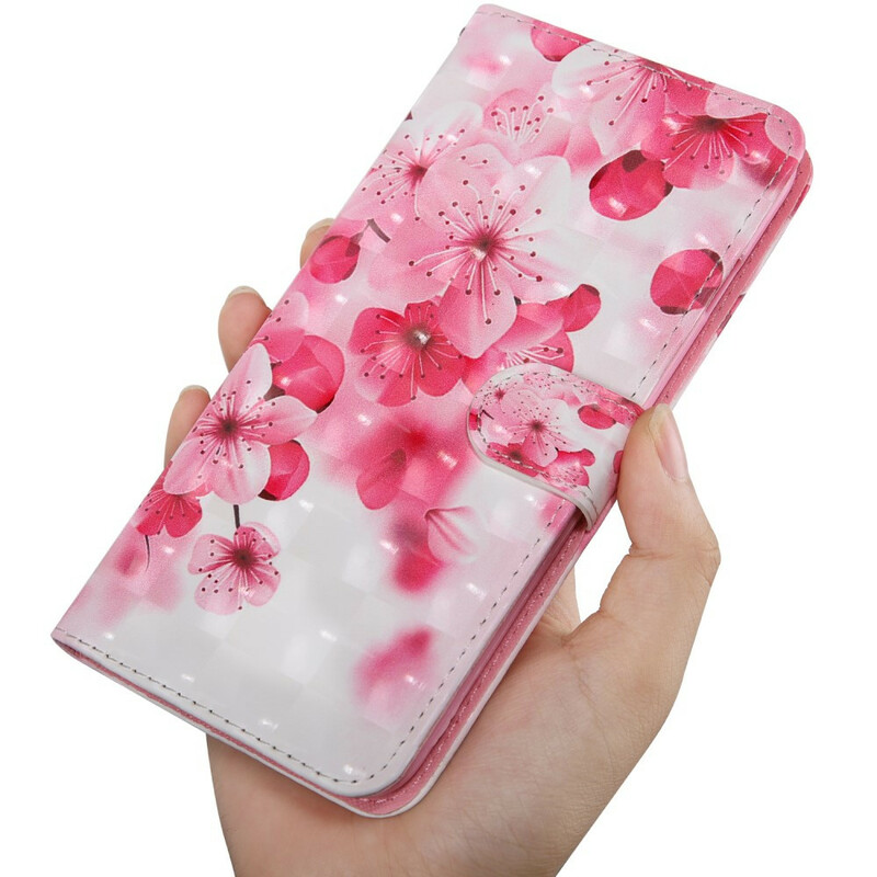 Housse Xiaomi Redmi Note 8 Fleurs Roses Éblouissantes
