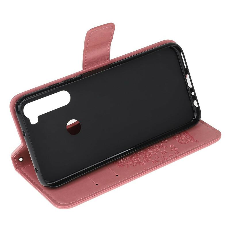 Housse Xiaomi Redmi Note 8 Arbre et Hiboux à Lanière Housse Xiaomi Redmi Note 8 Arbre et Hiboux à Lanière