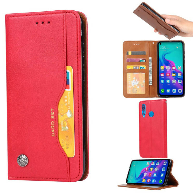 Flip Cover Huawei P Smart Z / Honor 9X Simili Cuir Porte-Cartes Flip Cover Huawei P Smart Z / Honor 9X Simili Cuir Porte-Cartes