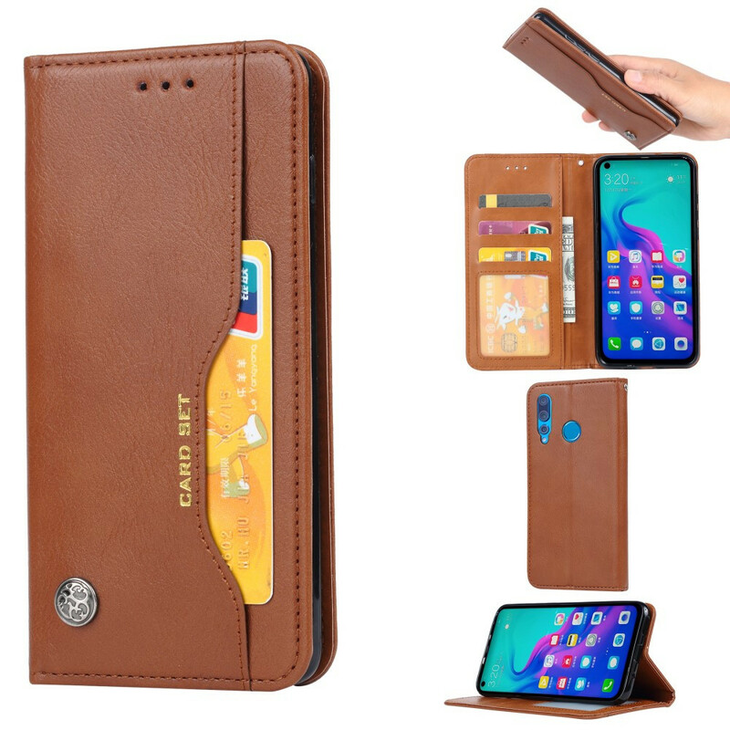 Flip Cover Huawei P Smart Z / Honor 9X Simili Cuir Porte-Cartes Flip Cover Huawei P Smart Z / Honor 9X Simili Cuir Porte-Cartes