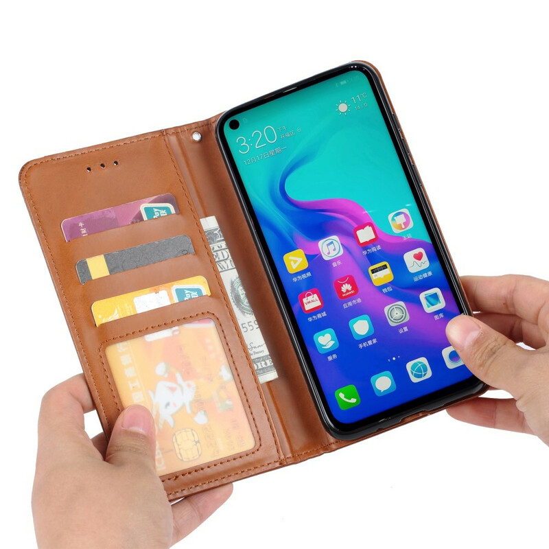 Flip Cover Huawei P Smart Z / Honor 9X Simili Cuir Porte-Cartes Flip Cover Huawei P Smart Z / Honor 9X Simili Cuir Porte-Cartes