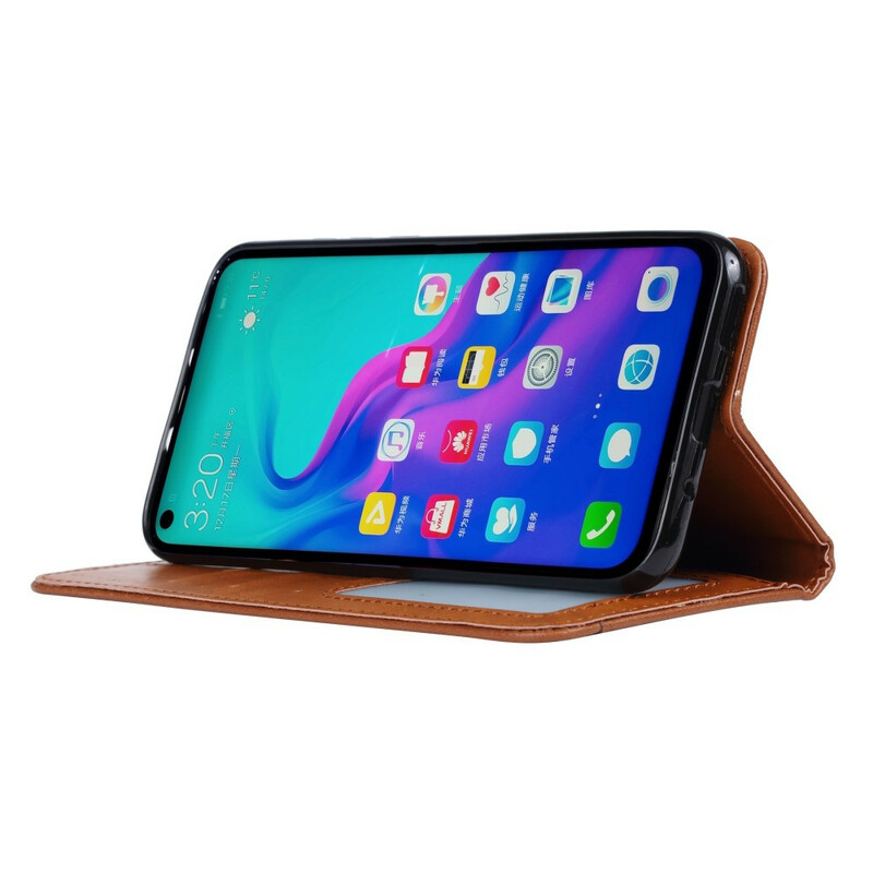 Flip Cover Huawei P Smart Z / Honor 9X Simili Cuir Porte-Cartes Flip Cover Huawei P Smart Z / Honor 9X Simili Cuir Porte-Cartes
