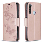 Housse Xiaomi Redmi Note 8 Papillons Imprimés à Lanière Housse Xiaomi Redmi Note 8 Papillons Imprimés à Lanière