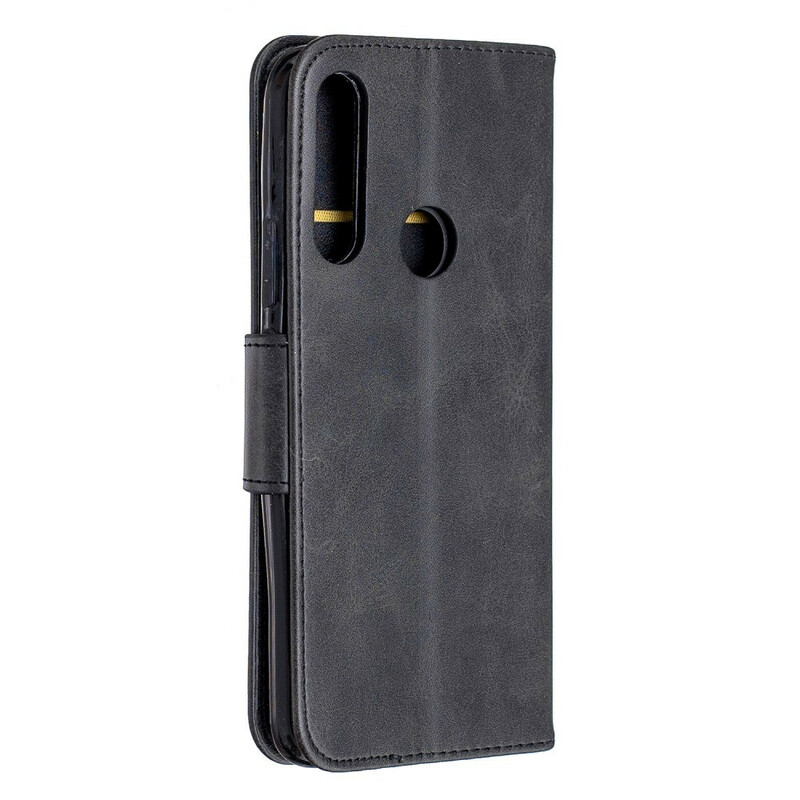 Housse Huawei P Smart Z / Honor 9X Effet Cuir Premium à Lanière Housse Huawei P Smart Z / Honor 9X Effet Cuir Premium à Lanière