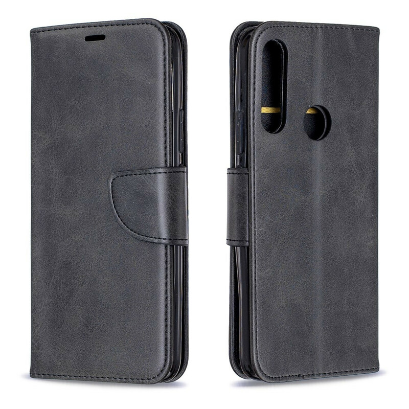 Housse Huawei P Smart Z / Honor 9X Effet Cuir Premium à Lanière Housse Huawei P Smart Z / Honor 9X Effet Cuir Premium à Lanière