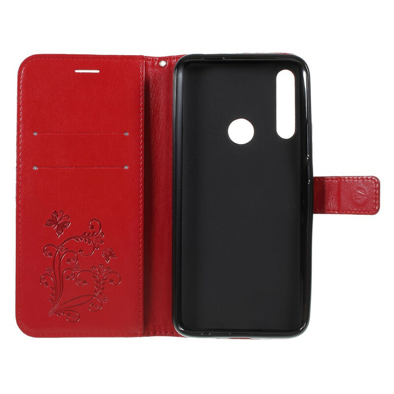 Housse Huawei P Smart Z / Honor 9X Papillons Géants à Lanière Housse Huawei P Smart Z / Honor 9X Papillons Géants à Lanière