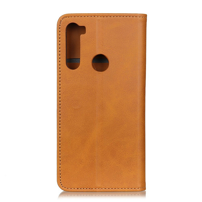 Flip Cover Xiaomi Redmi Note 8 Cuir Fendu Classique