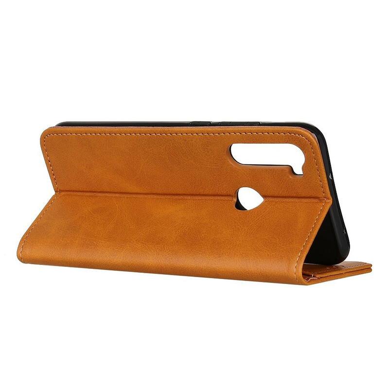Flip Cover Xiaomi Redmi Note 8 Cuir Fendu Classique Flip Cover Xiaomi Redmi Note 8 Cuir Fendu Classique