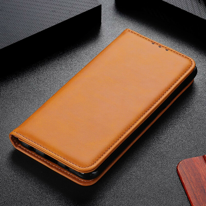 Flip Cover Xiaomi Redmi Note 8 Cuir Fendu Classique Flip Cover Xiaomi Redmi Note 8 Cuir Fendu Classique