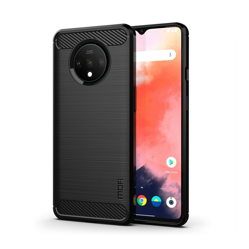 Coque OnePlus 7T Fibre Carbone Brossée MOFI