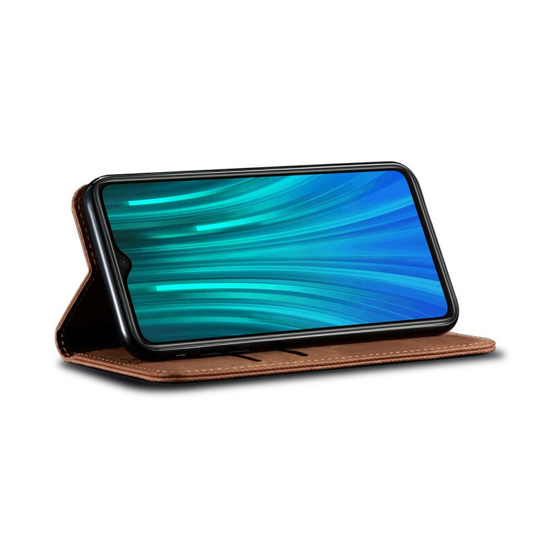 Flip Cover Xiaomi Redmi Note 8 Tissu Jeans Flip Cover Xiaomi Redmi Note 8 Tissu Jeans