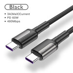 Câble de recharge USB-C vers USB-C 60W KUULAA Câble de recharge USB-C vers USB-C 60W KUULAA