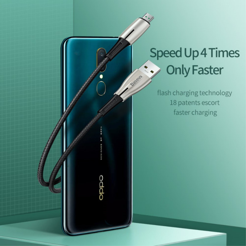 Comment Recharger Sa Switch Sans Chargeur Câble de Recharge Rapide 4A 0.5m Micro USB Baseus