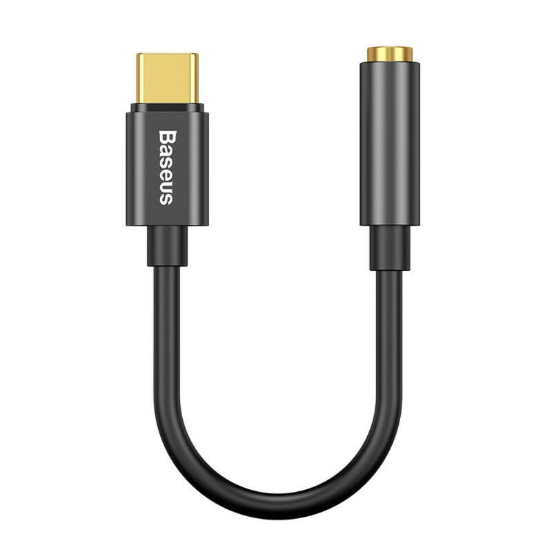 Adaptateur BASEUS L54 Type-C Mâle à 3,5 Mm Femelle avec Câble Adaptateur BASEUS L54 Type-C Mâle à 3,5 Mm Femelle avec Câble