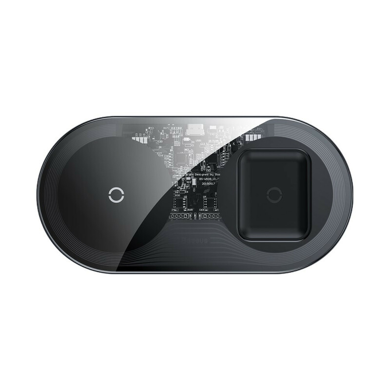 Chargeur sans Fil BASEUS 2-en-1 avec Câble Type-C Chargeur sans Fil BASEUS 2-en-1 avec Câble Type-C