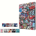 Smart Case iPad 10.2" (2019) Simili Cuir Graffitis Fun