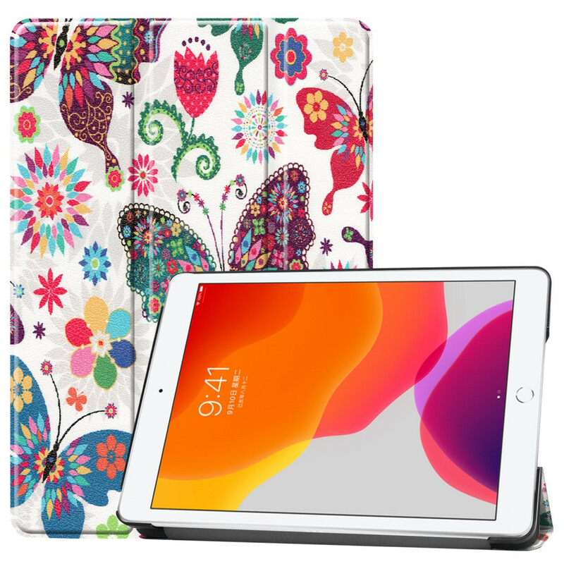 Smart Case iPad 10.2" (2019) Simili Cuir Florale Vintage Smart Case iPad 10.2" (2019) Simili Cuir Florale Vintage