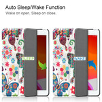 Smart Case iPad 10.2" (2019) Simili Cuir Florale Vintage Smart Case iPad 10.2" (2019) Simili Cuir Florale Vintage