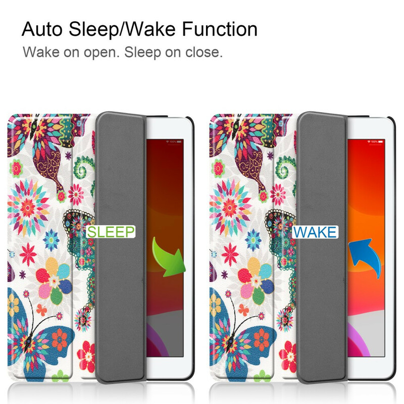 Smart Case iPad 10.2" (2019) Simili Cuir Florale Vintage Smart Case iPad 10.2" (2019) Simili Cuir Florale Vintage