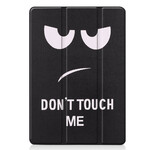 Smart Case iPad 10.2" (2019) Simili Cuir Don't Touch Me