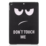Smart Case iPad 10.2" (2019) Simili Cuir Don't Touch Me